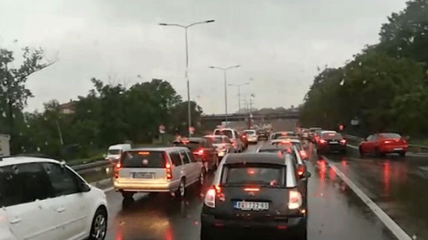 Velike gužve u saobraćaju u Beogradu