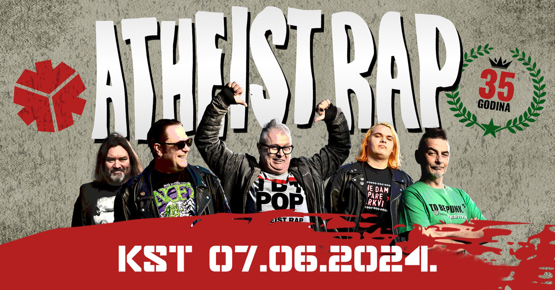 Veliki jubilej benda Atheist Rap: 35 godina karijere na koncertu u Beogradu