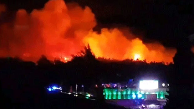 Veliki požar na Zrću, evakuisanoi 10.000 ljudi