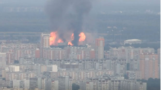 Veliki požar u elektrani u moskovskom regionu, jedna osoba stradala