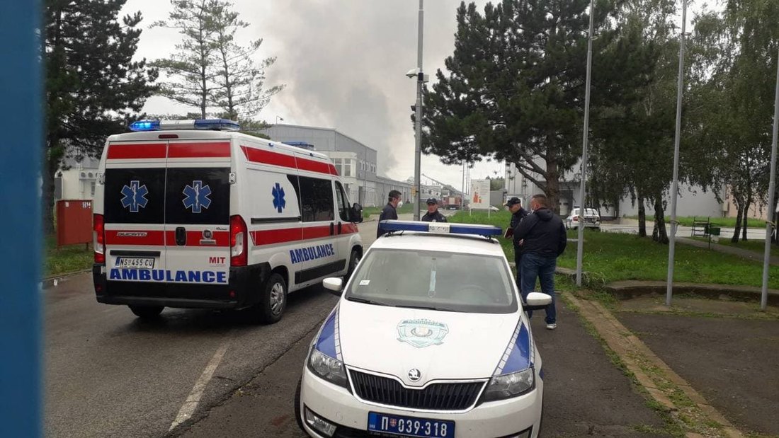 Dva radnika nastradala u požaru u fabrici u novosadskoj Industrijskoj zoni Sever