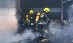 Veliki požar u skladištu kod Moskve (VIDEO)