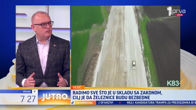 Vesić: Cilj je da sve regionalne pruge budu rekonstruisane VIDEO