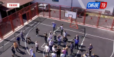 Vesić obilazi novoizgrađeni košarkaški teren u Međulužju VIDEO