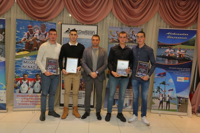 Veslački klub Partizan dodelio nagrade najboljima u 2018. godini