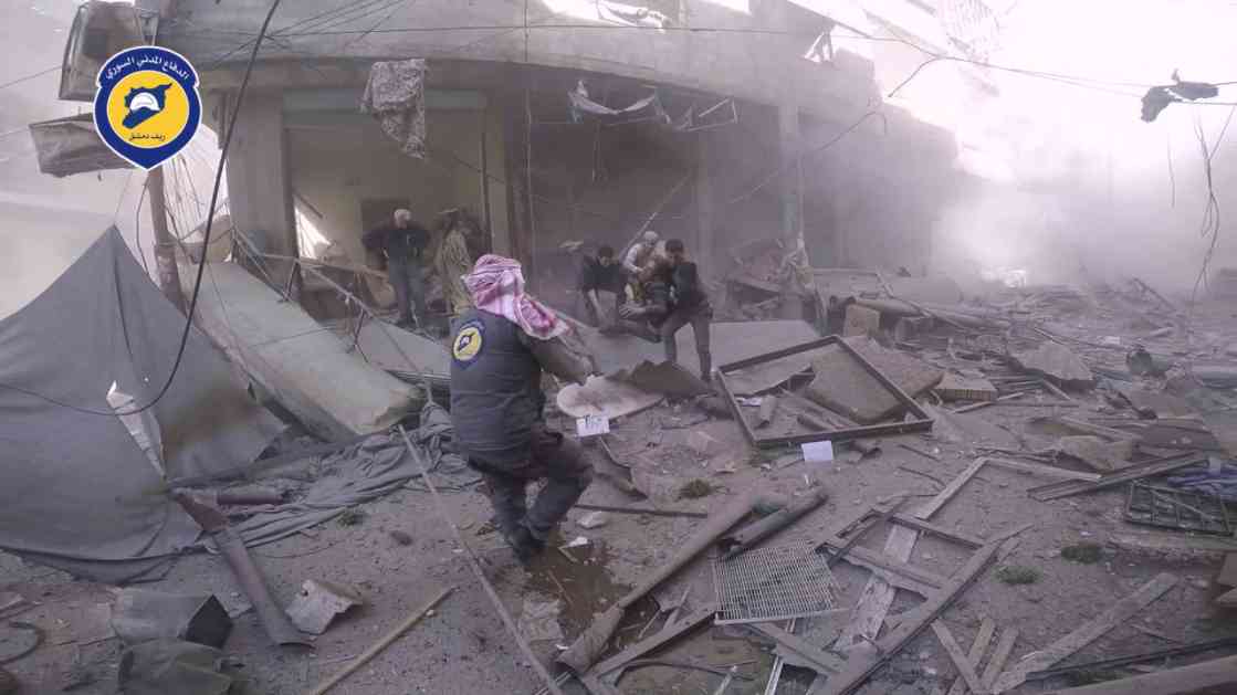 Video: Civili ginu u udarima Assadove avijacije