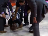 Video: Slavio koš, pa nokautirao sudiju
