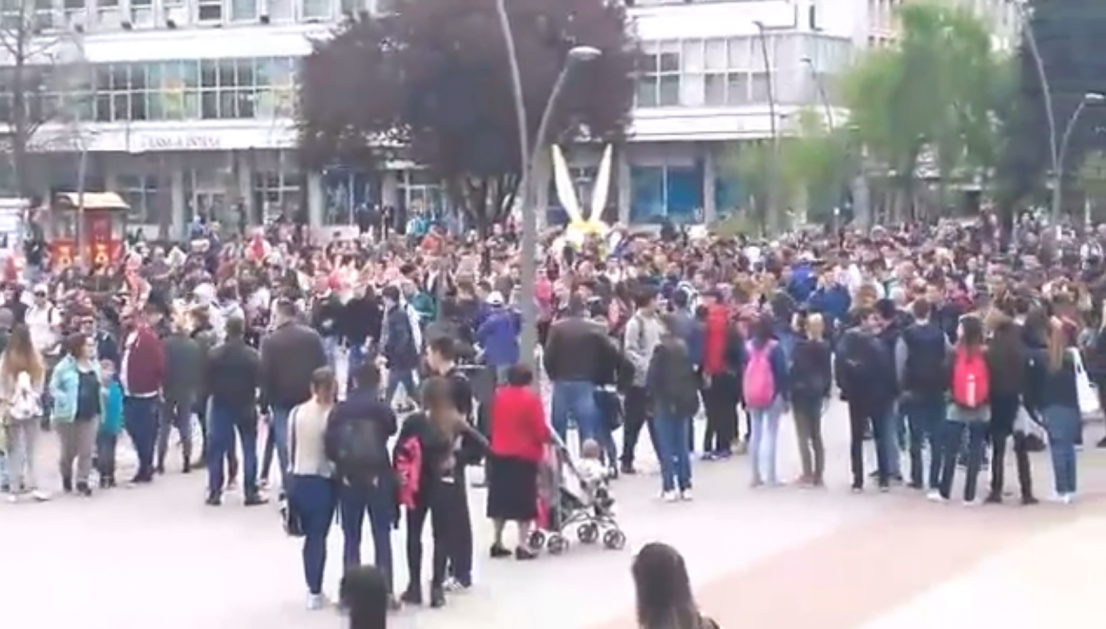 Više od 1.000 učenika i studenata na protestu u Čačku