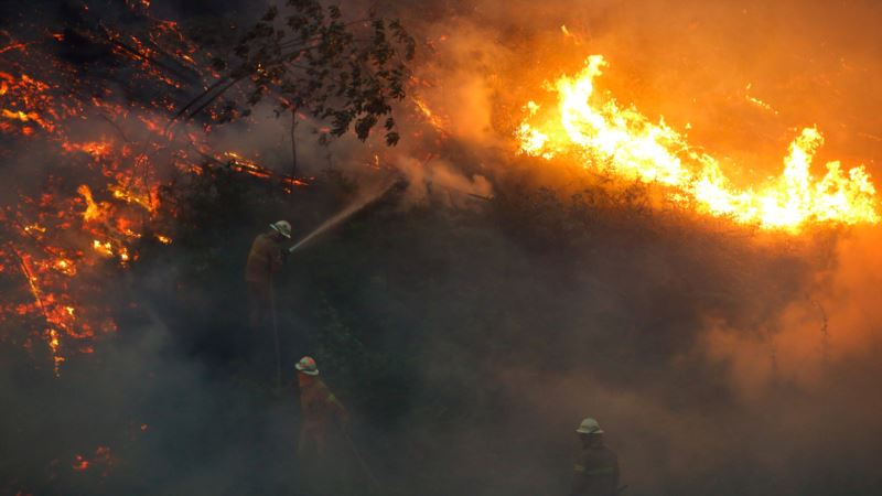 Visoka temperatura rasplamsava vatru u Portugalu