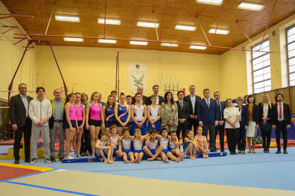 Vlada Japana donirala opremu gimnastičarima u Srbiji