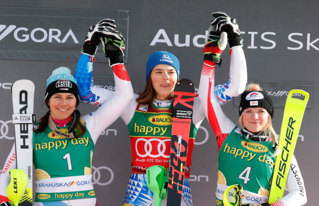 Vlhova pobedila u slalomu u Kranjskoj Gori