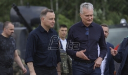 Vodje Poljske i Litvanije obišli NATO vojnike u strateškom koridoru