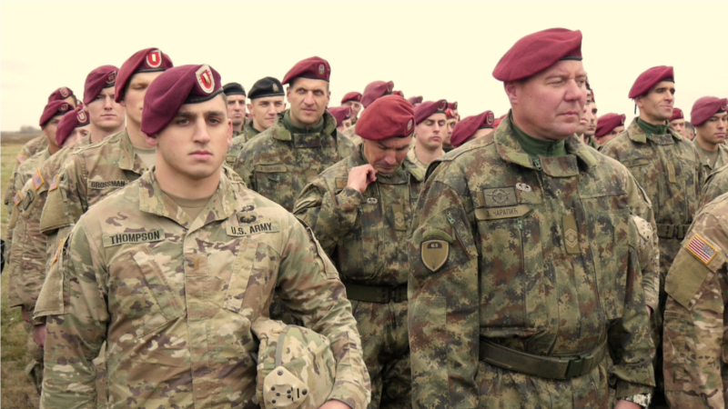 Vojna vežba srpskih i američkih snaga u bazi Jug 
