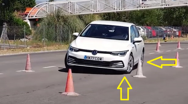 Volkswagen Golf 8 na testu izbegavanja losa, rutinski i malo problematično…