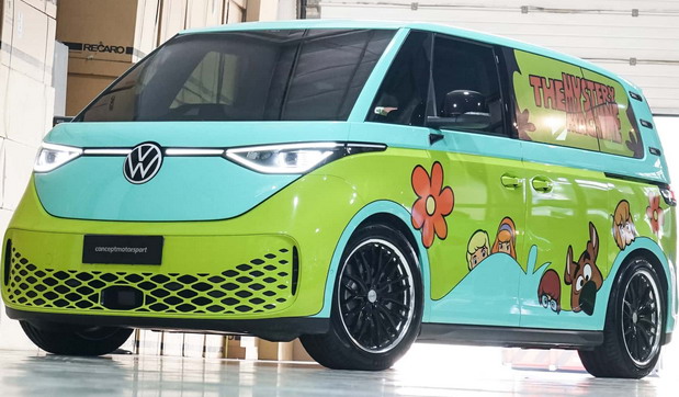 Volkswagen ID. Buzz kao moderna verzija kombija iz crtanog filma Scooby-Doo
