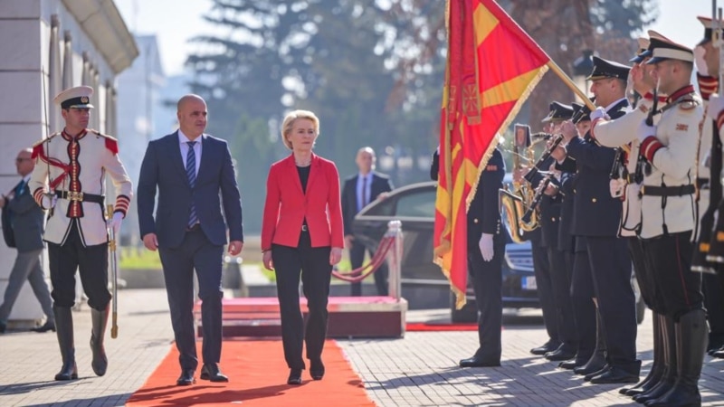 Von der Leyen u Sjevernoj Makedoniji o pristupu EU: Izbor je vaš
