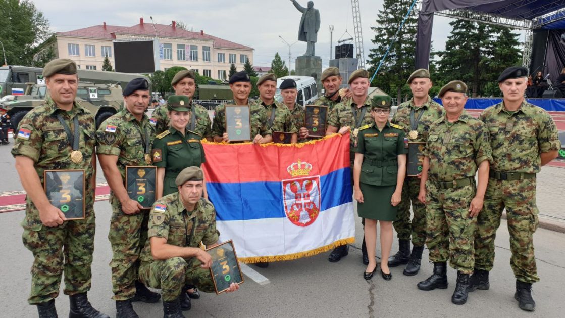 Vojska Srbije osvojila treće mesto na reliju Međunarodnih vojnih igara