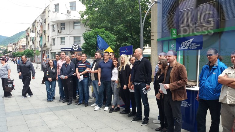 Vranje: Potpisivanje peticije za smenu lokalne vlasti