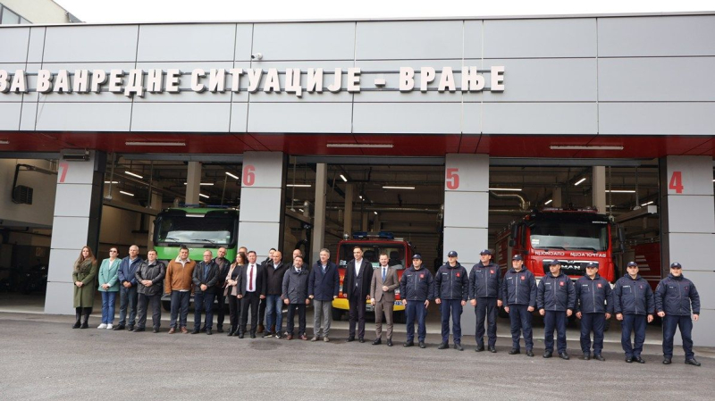 Vredna donacija Odeljenju za vanredne situacije u Vranju
