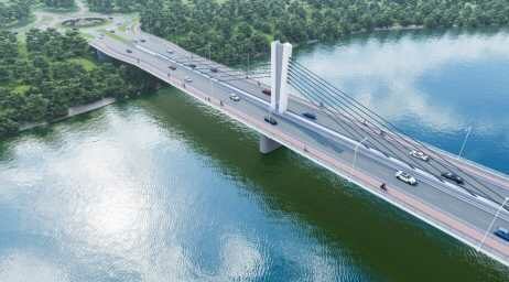 Vučević obišao radove na novim novosadskim mostovima