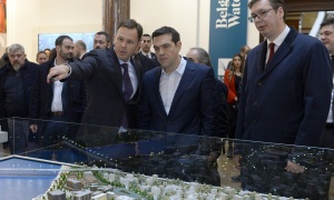 Vučić Ciprasu predstavio Beograd na vodi