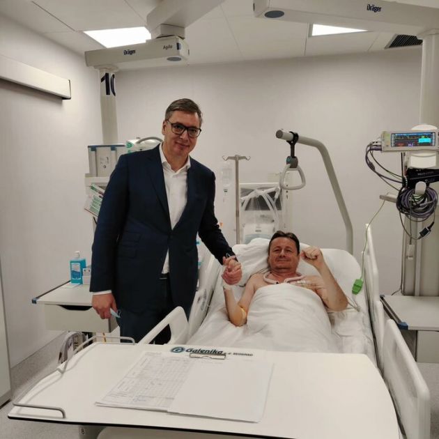 Vučić: Glišić upravo napušta bolnicu, za mesec dana vraća se redovnim dužnostima