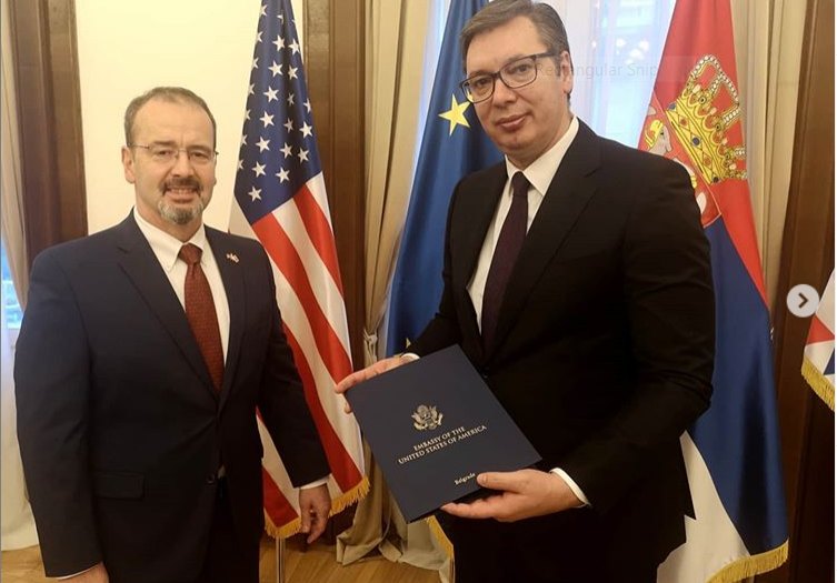 Vučić: Hvala Godfriju na podršci Srbiji tokom službe