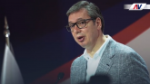 Vučić: Hvala što ćemo svi da budemo u jednom pokretu, za veliki napredak Srbije VIDEO