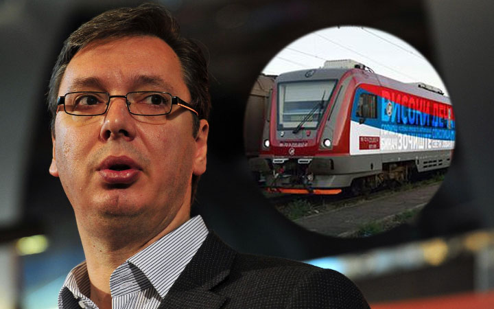 Vučić: Nisam znao kako izgleda voz