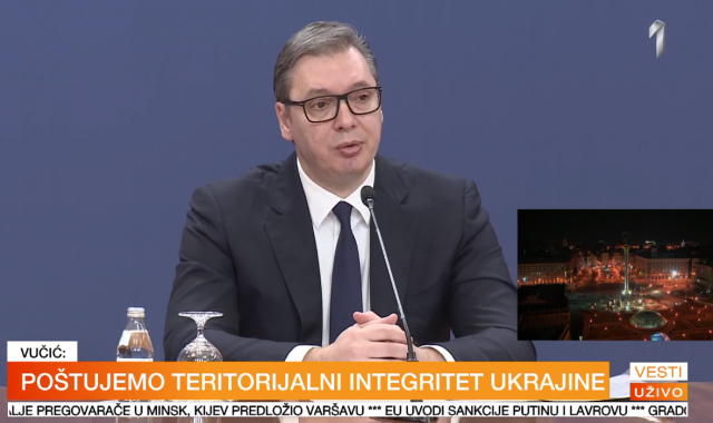 Vučić: Puna podrška teritorijalnom integritetu Ukrajine; Nije vreme za sankcije Rusiji FOTO/VIDEO