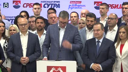 Vučić: Srbija sada ulazi u novu eru,vlast će imati otvoreni mandat po pitanju reformi