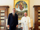 Vučić: Voleo bih da papa poseti Srbiju, ali za to je potrebna saglasnost SPC