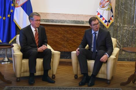 Vučić danas sa Čepurinom, Fišer-Kam i Takaharom