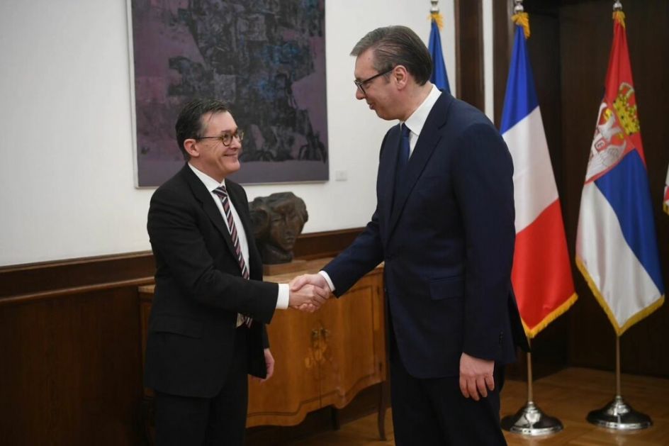 Vučić sa Brisom Rokfejem o zajedničkim interesima Srbije, Francuske i regiona
