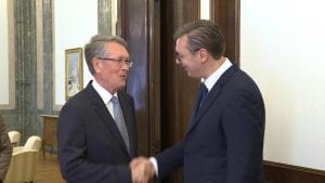 Vučić i Čepurin na oproštajnom sastanku