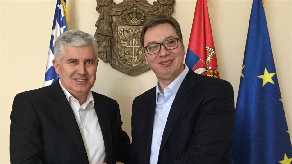 Vučić i Čović o unapređenju saradnje Srbije i BiH