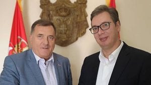 Vučić i Dodik: Zajedno u Drvar