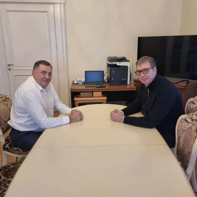 Vučić i Dodik razgovarali o Kosovu i Metohiji