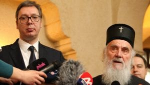 Vučić i Irinej zabrinuti zbog hapšenja vladike Joanikija