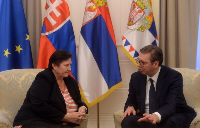 Vučić i Repčekova o saradnji Srbije i Slovačke