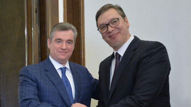 Vučić i Slucki o daljem razvoju srpsko-ruske saradnje 