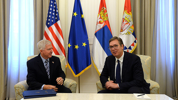 Vučić ispratio Kajla Skota: Između Srbije i SAD sada ima više razumevanja  (FOTO)