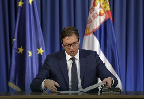 Vučić na potpisivanju Memoranduma sa kompanijom Cisko