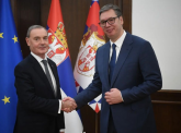 Vučić nakon sastanka sa O’Salivenom: Srbija je posvećena saradnji sa EU FOTO