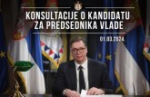 Vučić nastavio konsultacije FOTO