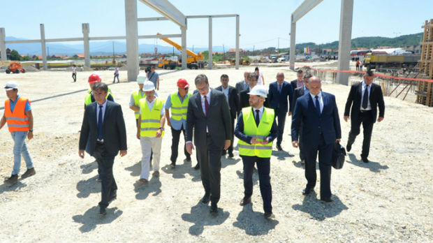 Vučić obišao gradilište u Kruševcu