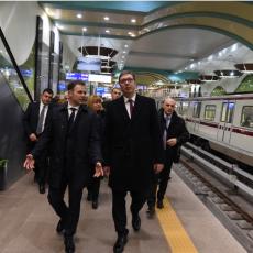 Vučić obišao metro u Sofiji (FOTO)