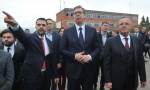 Vučić obišao radove na gradnji fabrike Eurotay u Kraljevu, posao za najmanje 2.500 ljudi, na otvaranju i Erdogan