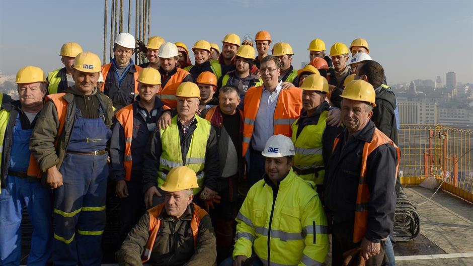 Premijer obišao radove na projektu Beograd na vodi