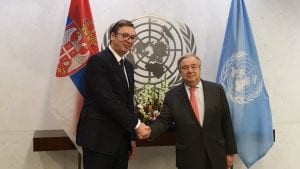 Vučić od Guteresa zatražio veće učešće UN u rešavanju kosovskog pitanja